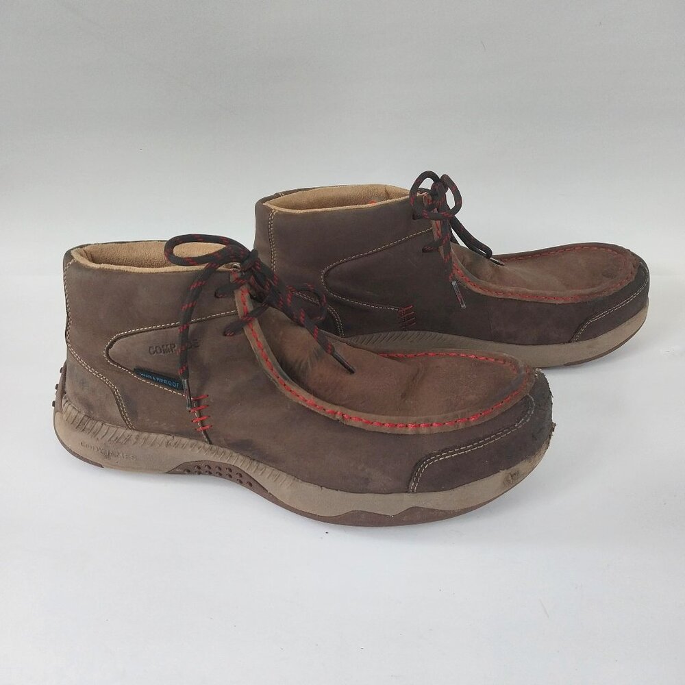 Cody James Work Boot Men 13 Brown Low Cut Casual Driver Composite Toe BCJCWROW50